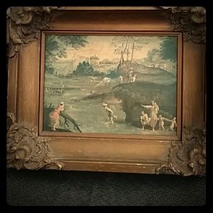 Vintage painting print